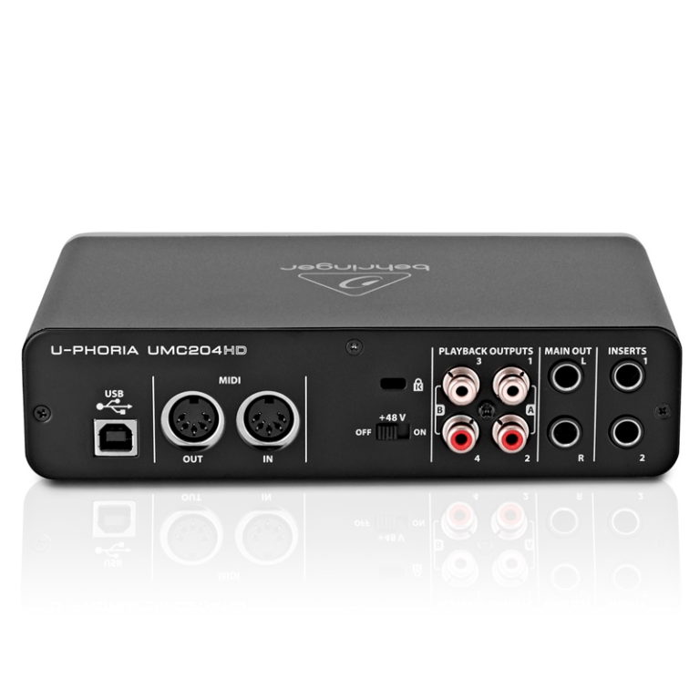 INTERFAZ DE AUDIO BEHRINGER UMC204HD Main Todo Música