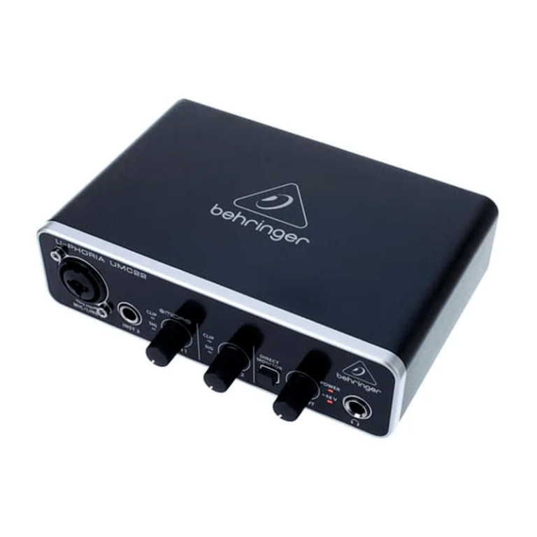 INTERFAZ DE AUDIO BEHRINGER UPHORIA UMC22 Main Todo Música