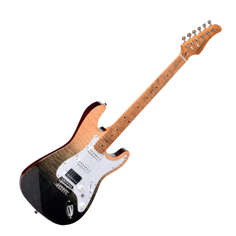 GUITARRA ELECTRICA SUPER STRAT HSS KST-650 BLACK KAYSEN