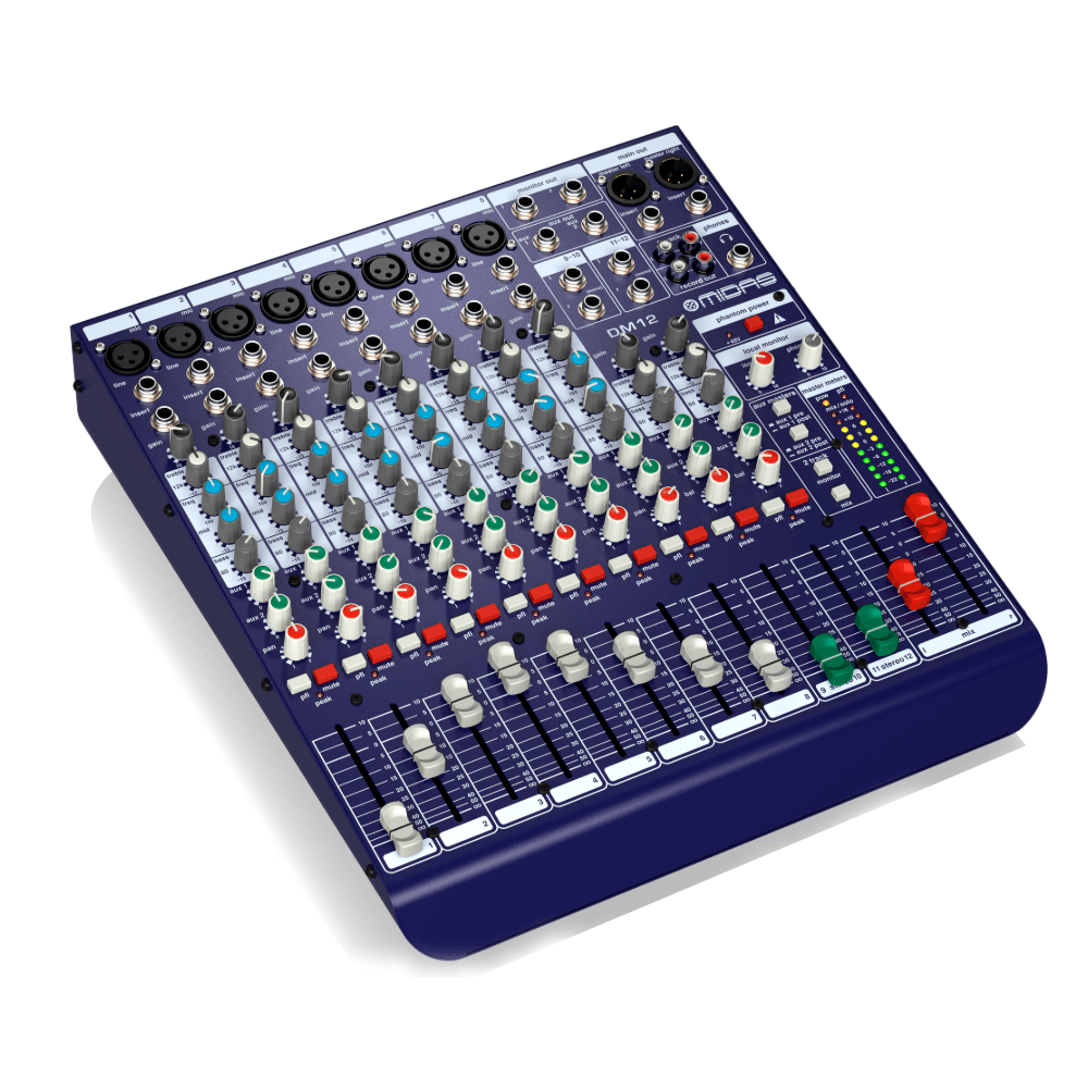 MEZCLADOR ANALOGICO DM12 MIDAS